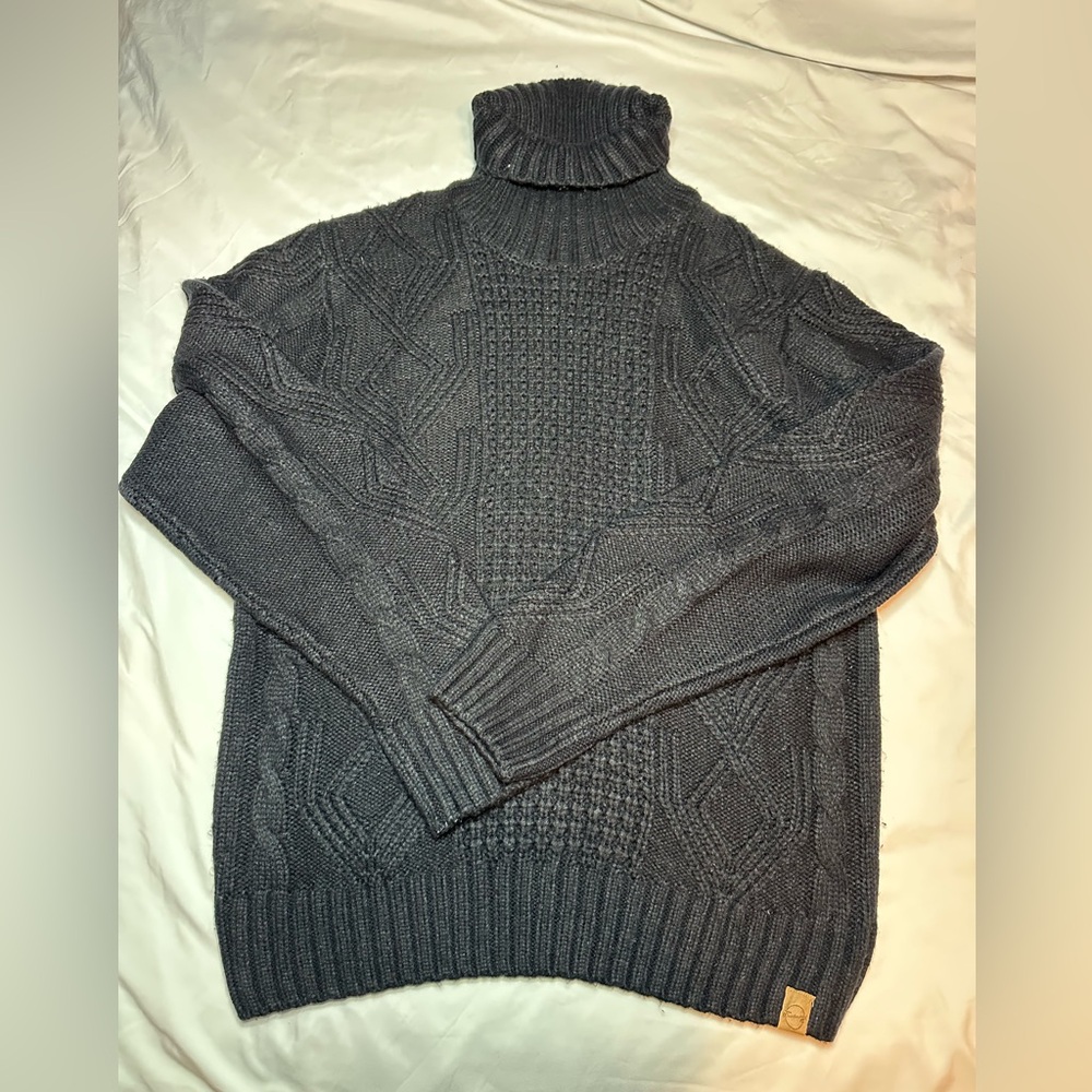 Weatherproof Dark Gray Turtleneck Sweater